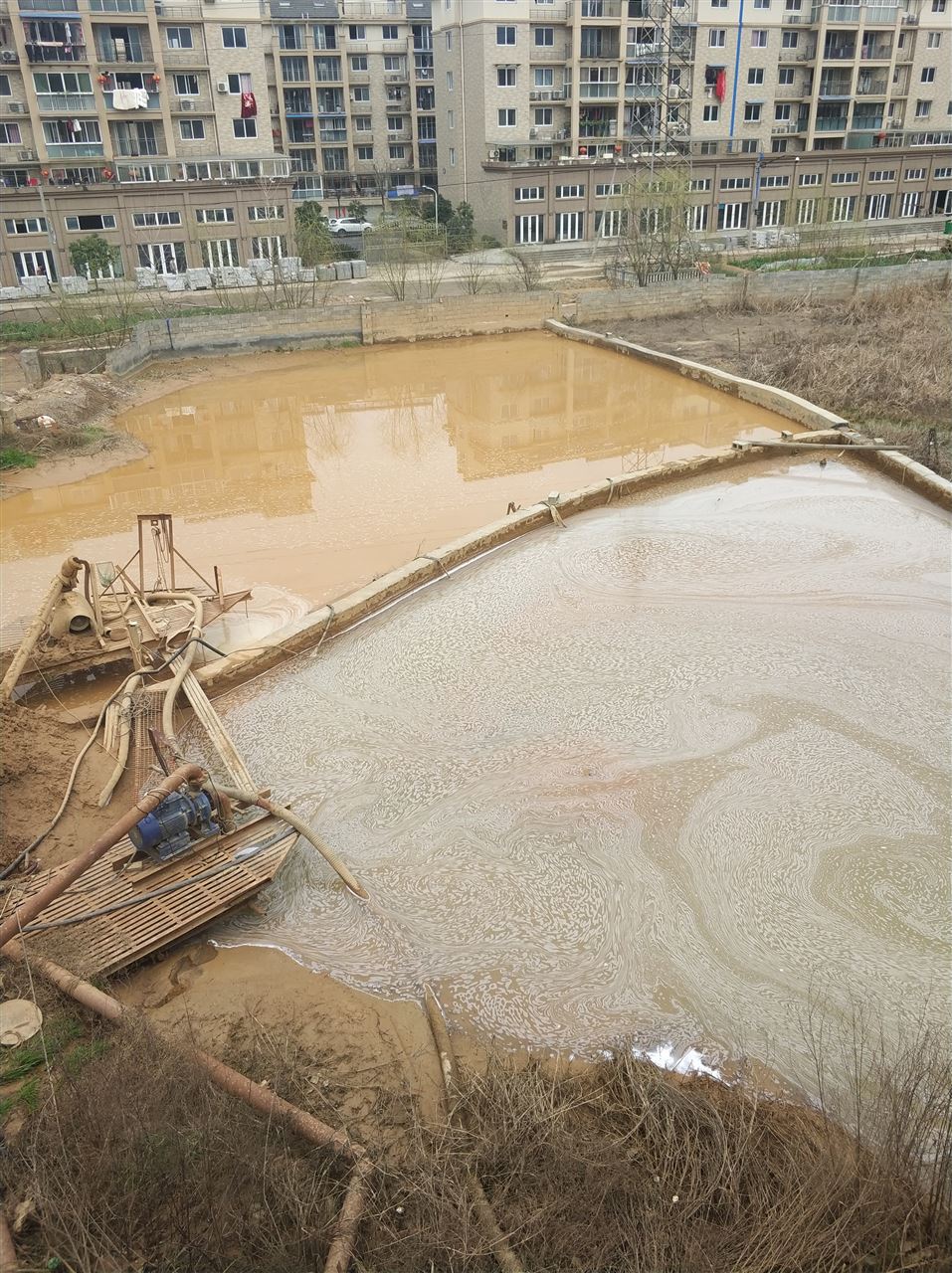 阿克苏沉淀池淤泥清理-厂区废水池淤泥清淤