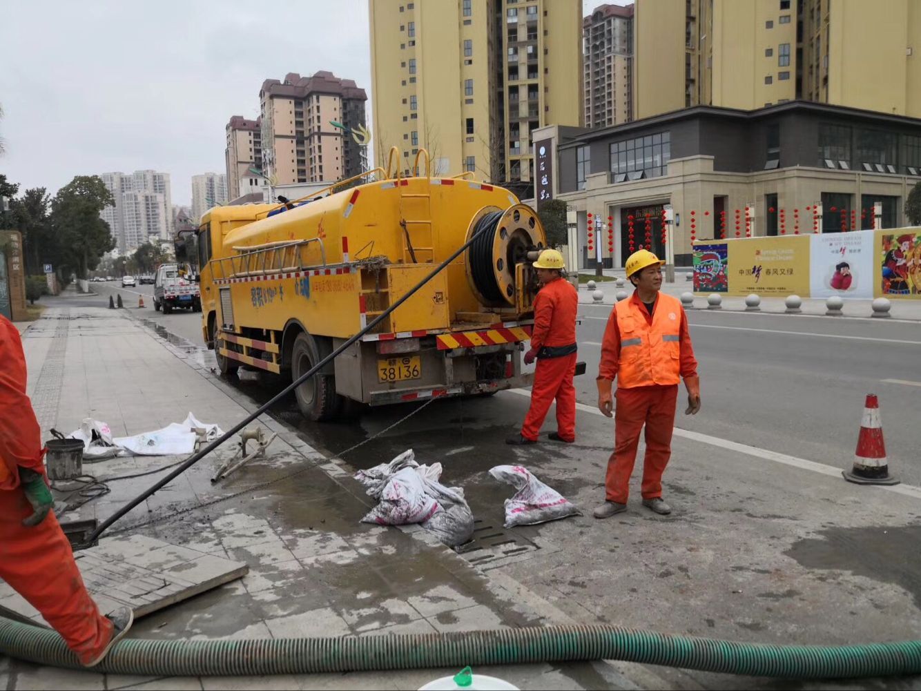 阿克苏排污管道清淤-管道清洗